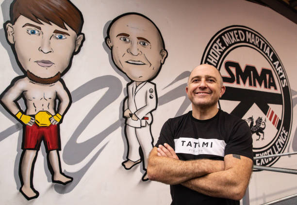 ABERTILLERY, WALES - NOVEMBER 02:  Richard Shore at the opening of his new gym Shore Mixed Martial Arts on November 2, 2019 in Abertillery, Wales. (Photo by Huw Fairclough/Getty Images)