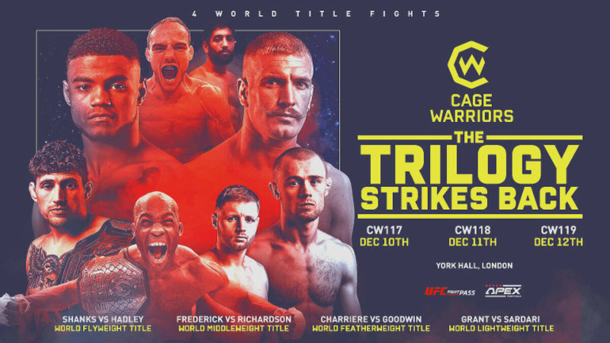 Cage Warriors 118: The Trilogy Strikes Back Live Stream Online Link 2
