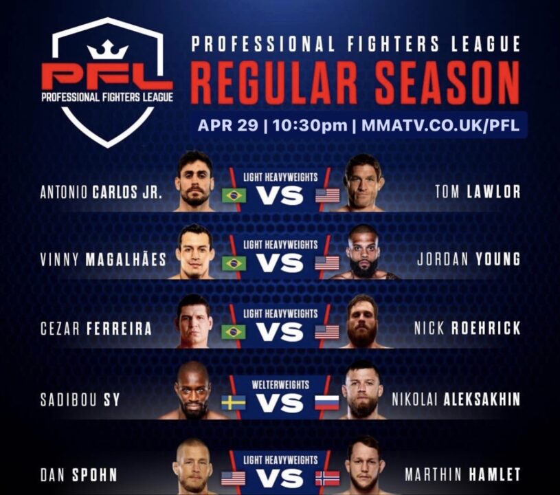 Watch PFL 3 prelims live for free on MMA UK MMA UK