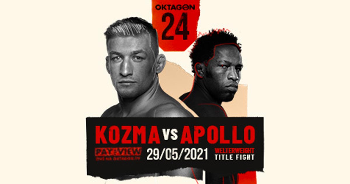 OKTAGON MMA 24- Kozma vs Apollo live results