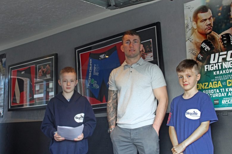Stevie Ray of UFC and David Somerville and Ryan Hanley