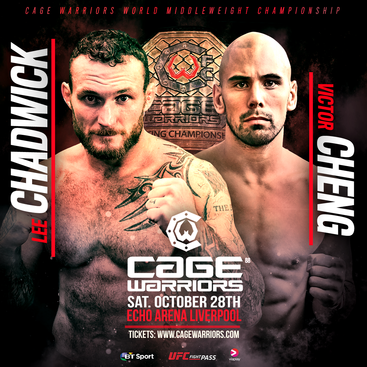 Lee Chadwick and Victor Cheng to battle for middleweight title at Cage ...