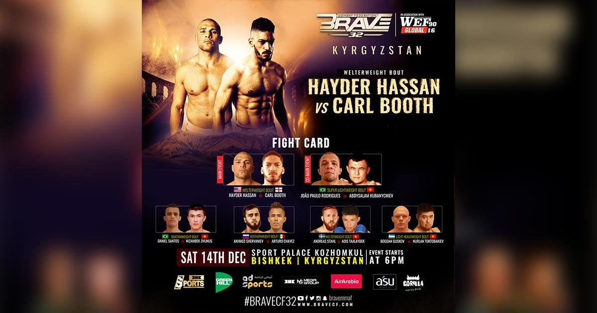 Hayder Hassan excited for Kyrgyzstan and good scrap with Carl