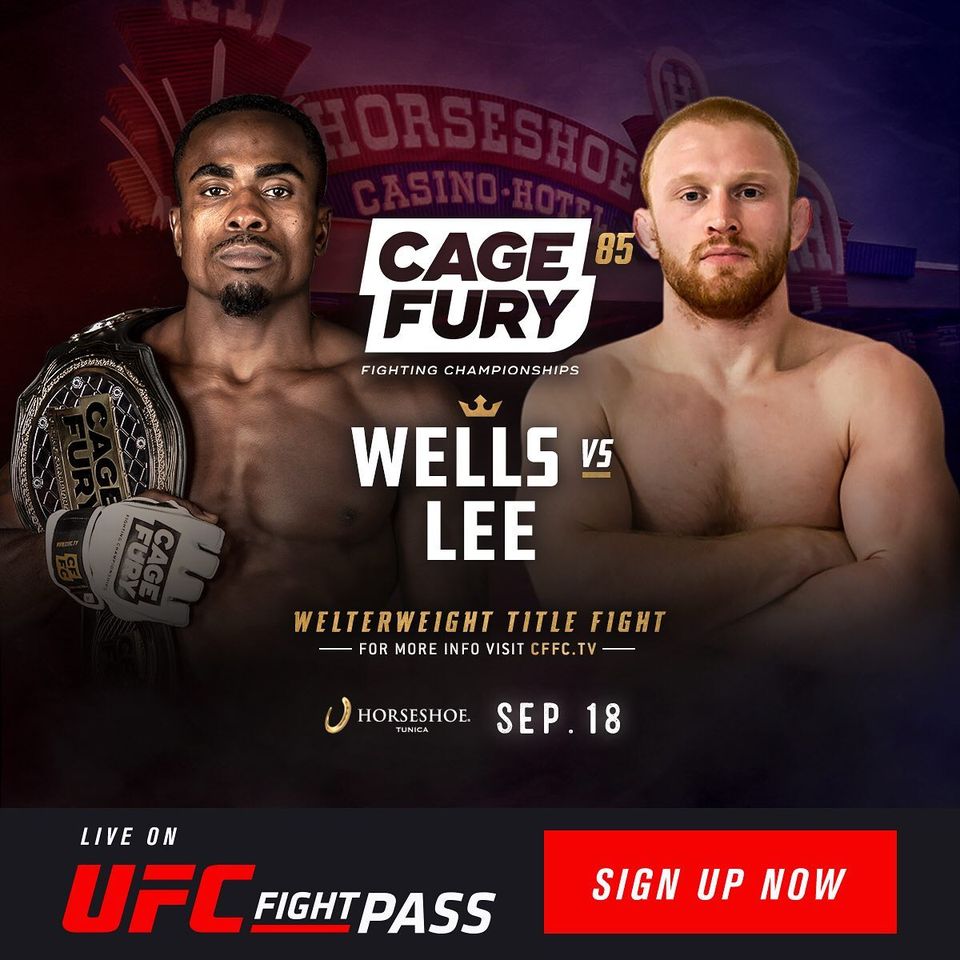 Across the Pond Profile Cage Fury Fighting Championships welterweight champion Jeremiah Wells MMA UK