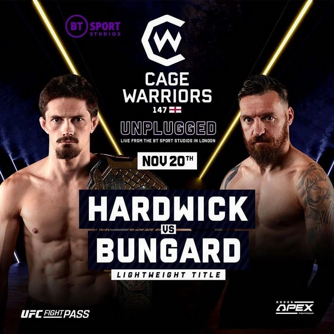 George Hardwick To Defend Lightweight Title Against Chris Bungard At ...