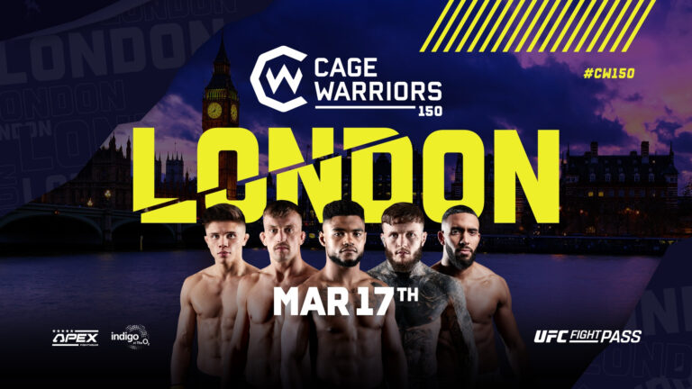 First Fighters for Cage Warriors 150 Revealed