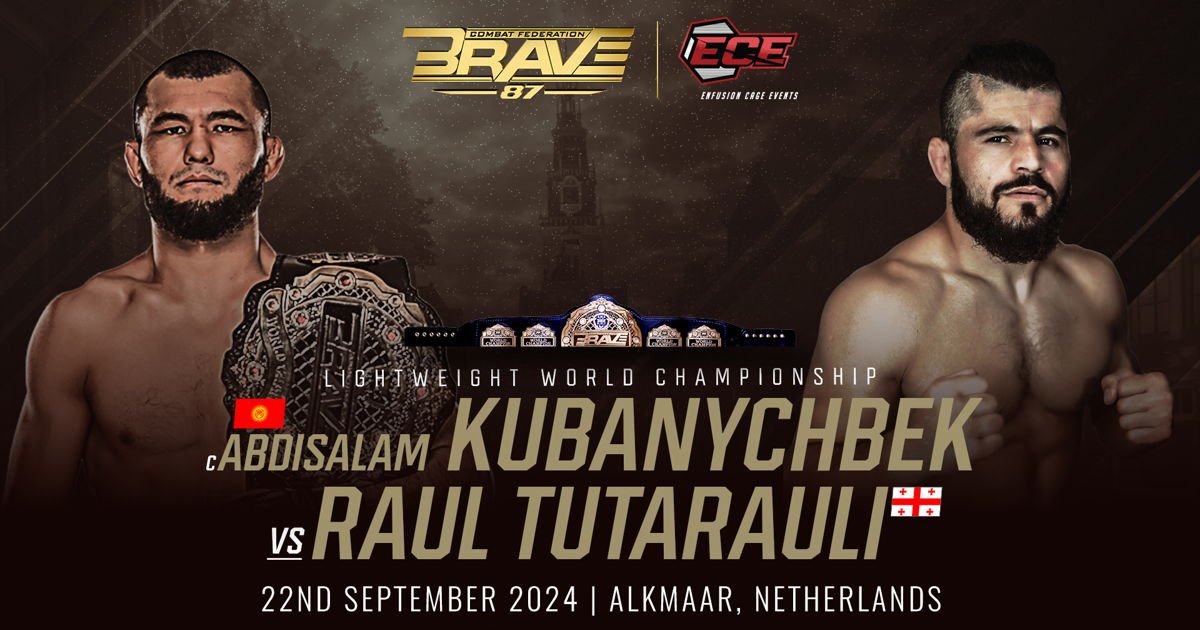 The Boogeyman is back! Epic title fight as headliner at BRAVE CF 87 in the Netherlands