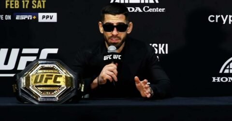 Ilia Topuria Predicts 1st-Round KO Over Charles Oliveira at UFC 317