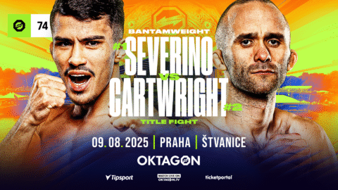 Igor Severino vs. Jack Cartwright vacant bantamweight title showdown rescheduled for OKTAGON 74
