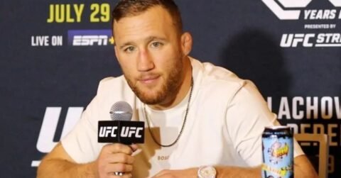 Justin Gaethje Reveals the Hardest Strike He Ever Took in the UFC