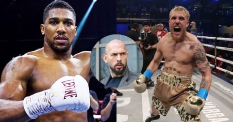 Andrew Tate Praises Jake Paul’s “Bravery” Ahead of Anthony Joshua Fight
