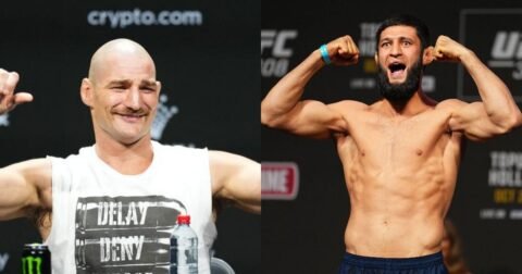 Sean Strickland Threatens Khamzat Chimaev with Gun at UFC 328 Middleweight Bout